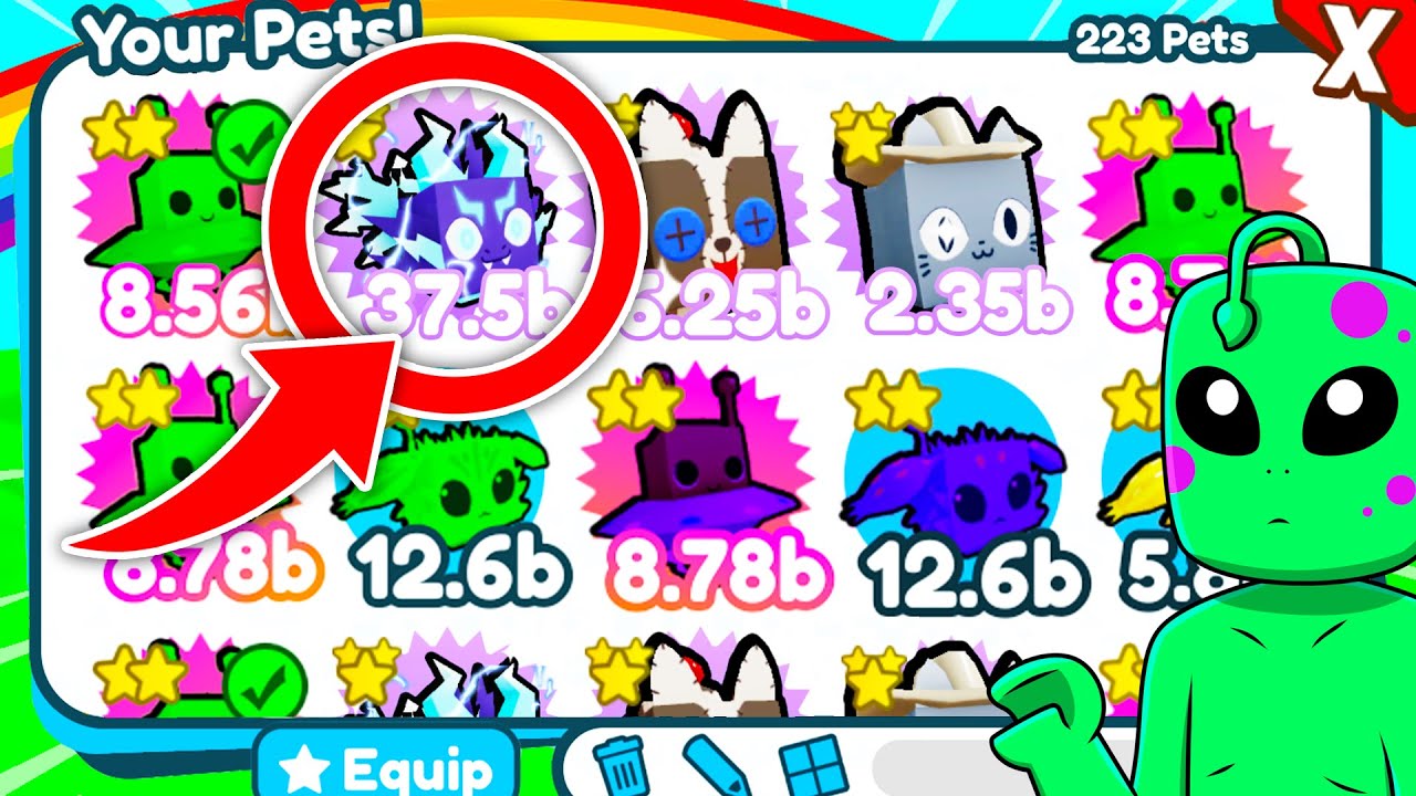 I TRADED ALL THE NEW ALIEN PETS (PET SIMULATOR X UPDATE)