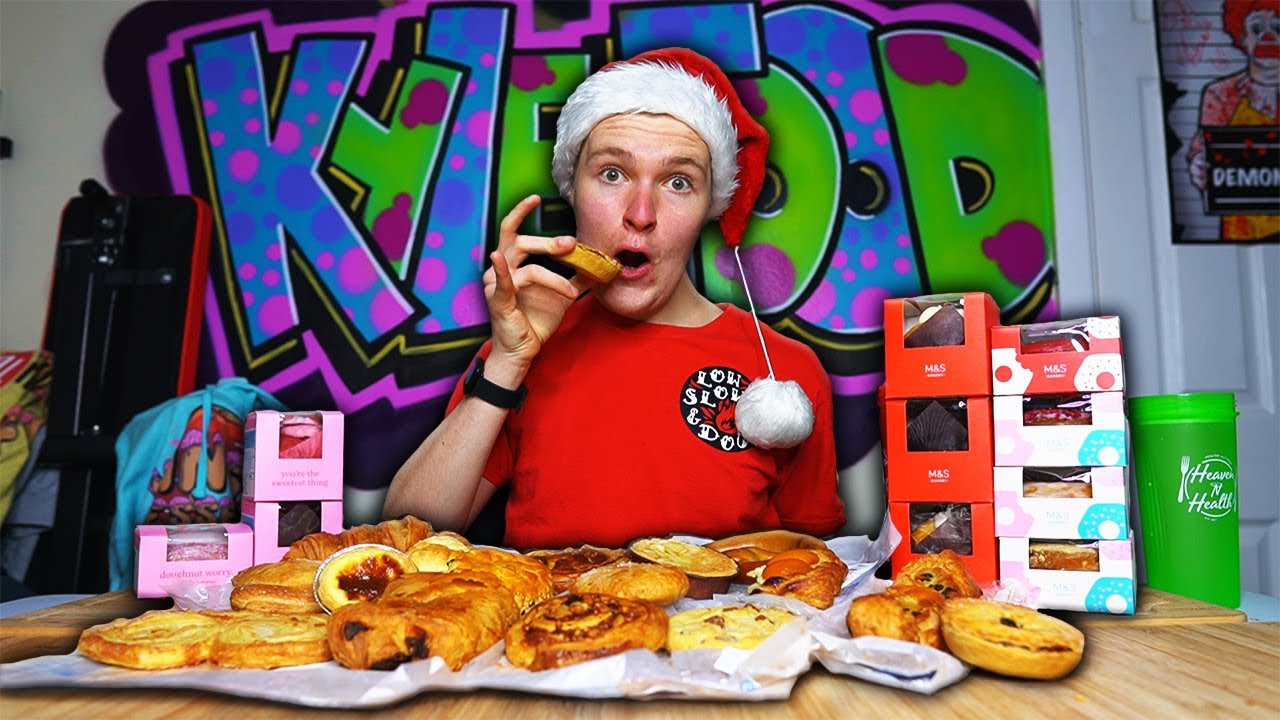 THE ENTIRE MARKS AND SPENCER'S BAKERY CHALLENGE! | 10,000+ Calories