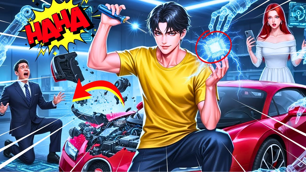 🎀 Choque na Live: PORSCHE TRANSFORMA e Vence GANGUE com IA ORIGIN | Resumo de Manhwa