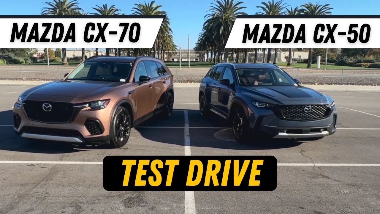 Тест-драйв Mazda CX-50 и CX-70 2025 года | Полное сравнение с Омаром из Tustin Mazda