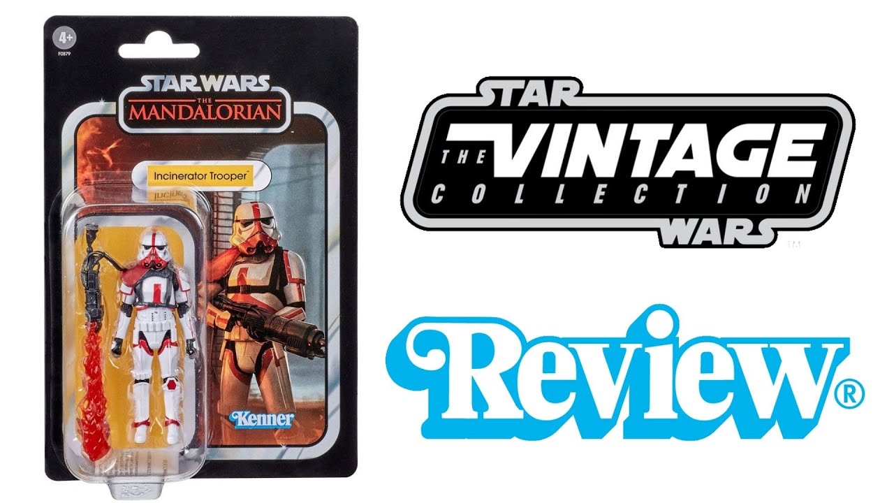 Star Wars Vintage Collection Incinerator Trooper From The Mandalorian!