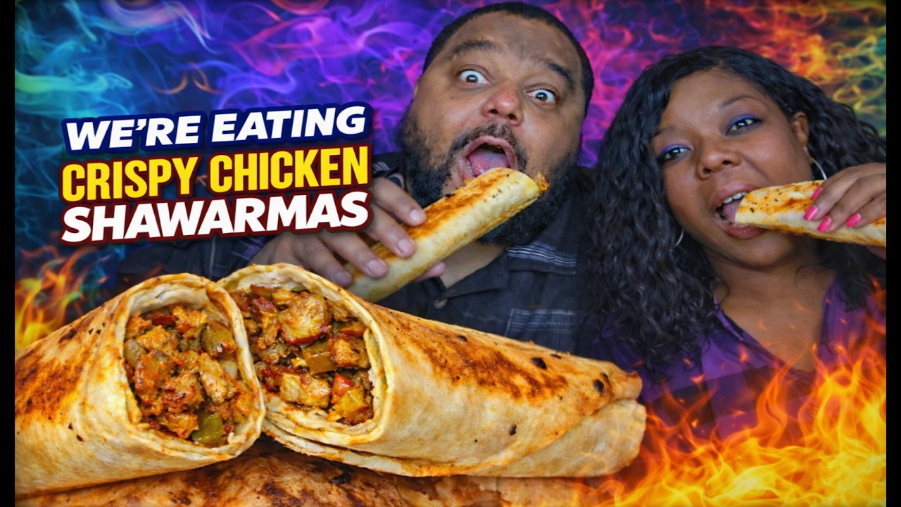 The Viral Crispy Chicken Shawarma Everyone’s Talking About!