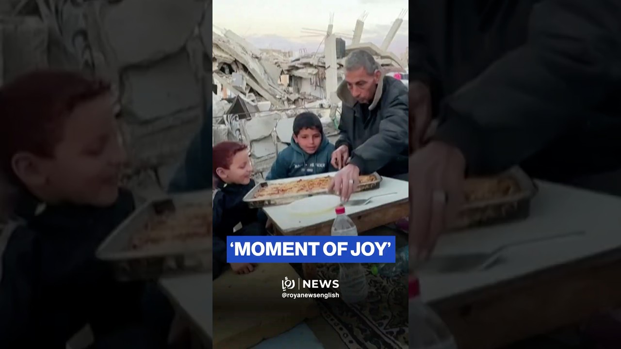 Despite the war in Gaza, Ramadan brings a moment of joy for this family