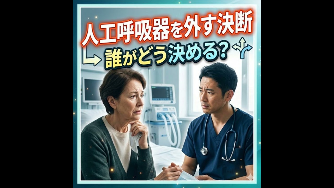 人工呼吸器を外す決断、誰がどう決める？