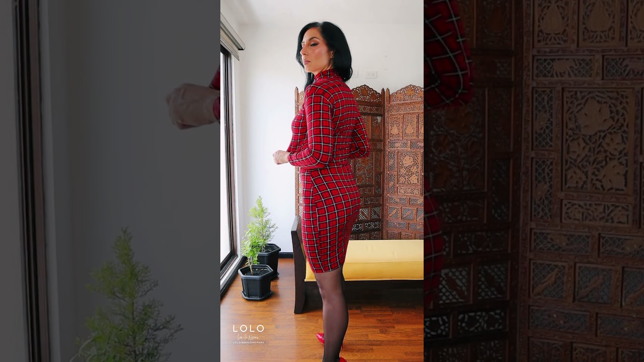 Serving Sophistication: Red Suit + Bettina Tights ✨ #tights #hosiery  #highheels #fashionstyles