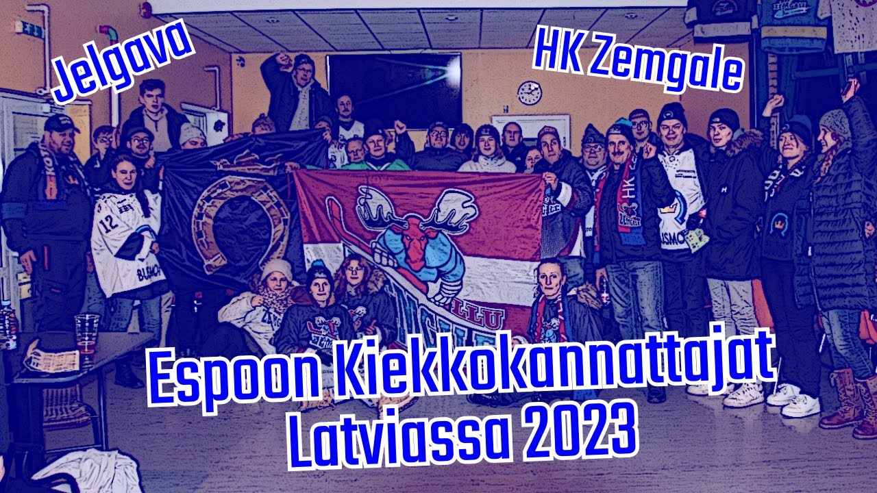 Espoon Kiekkokannattajat Latviassa 2023
