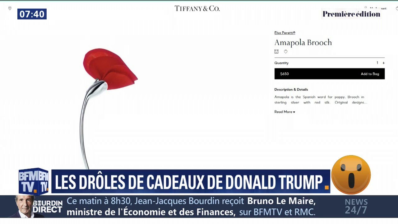 Le drôle de cadeau de Donald Trump à Elizabeth II