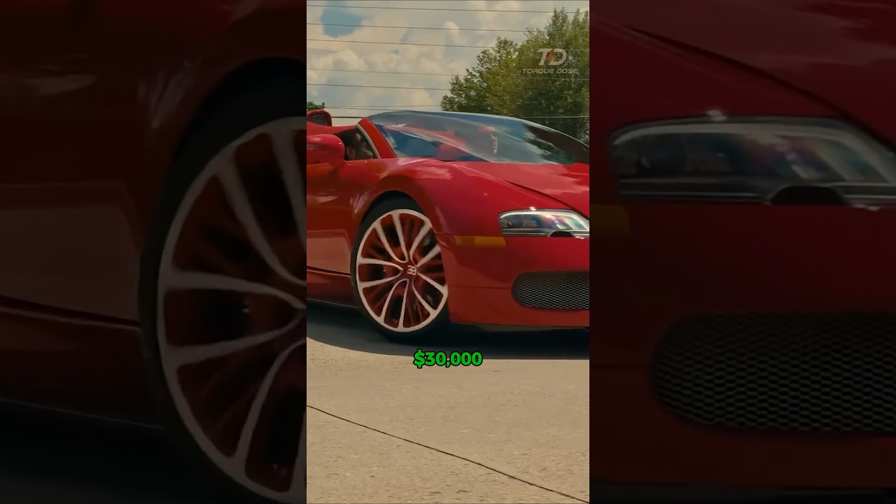 These Tires Cost More Than a Car #shorts #bugatti