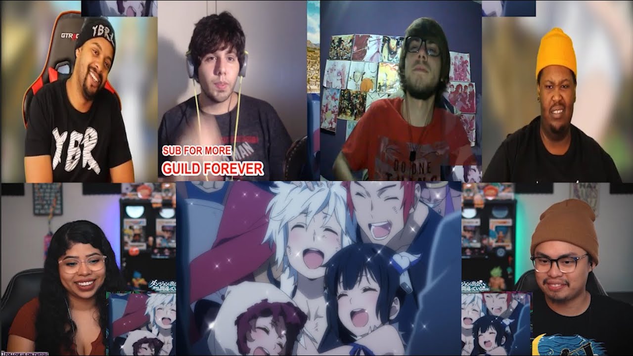 DANMACHI SEASON 1 EPISODE 13 REACTION MASHUP