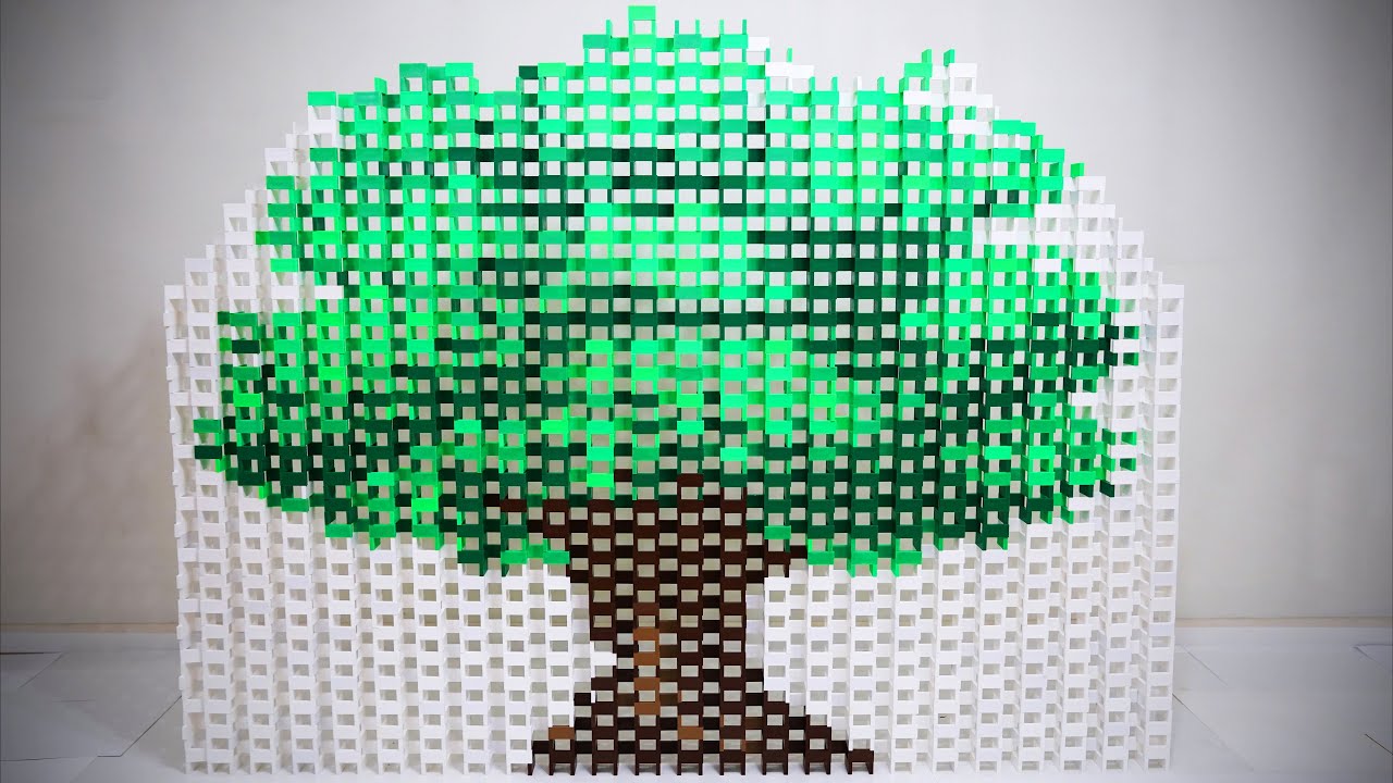THE DOMINO TREE OF LIFE! 🌳 #TeamTrees