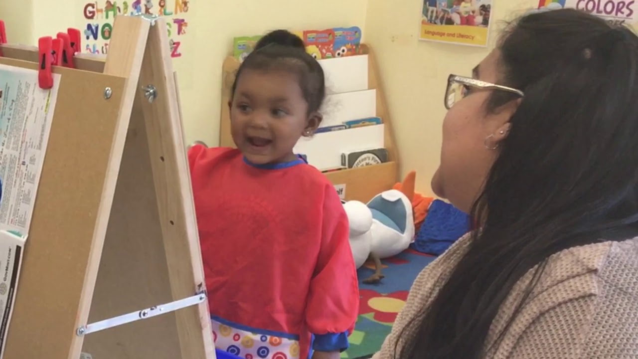 Paint on Recycled Paper (toddlers to age 2) - Kiddie Academy of Fontana