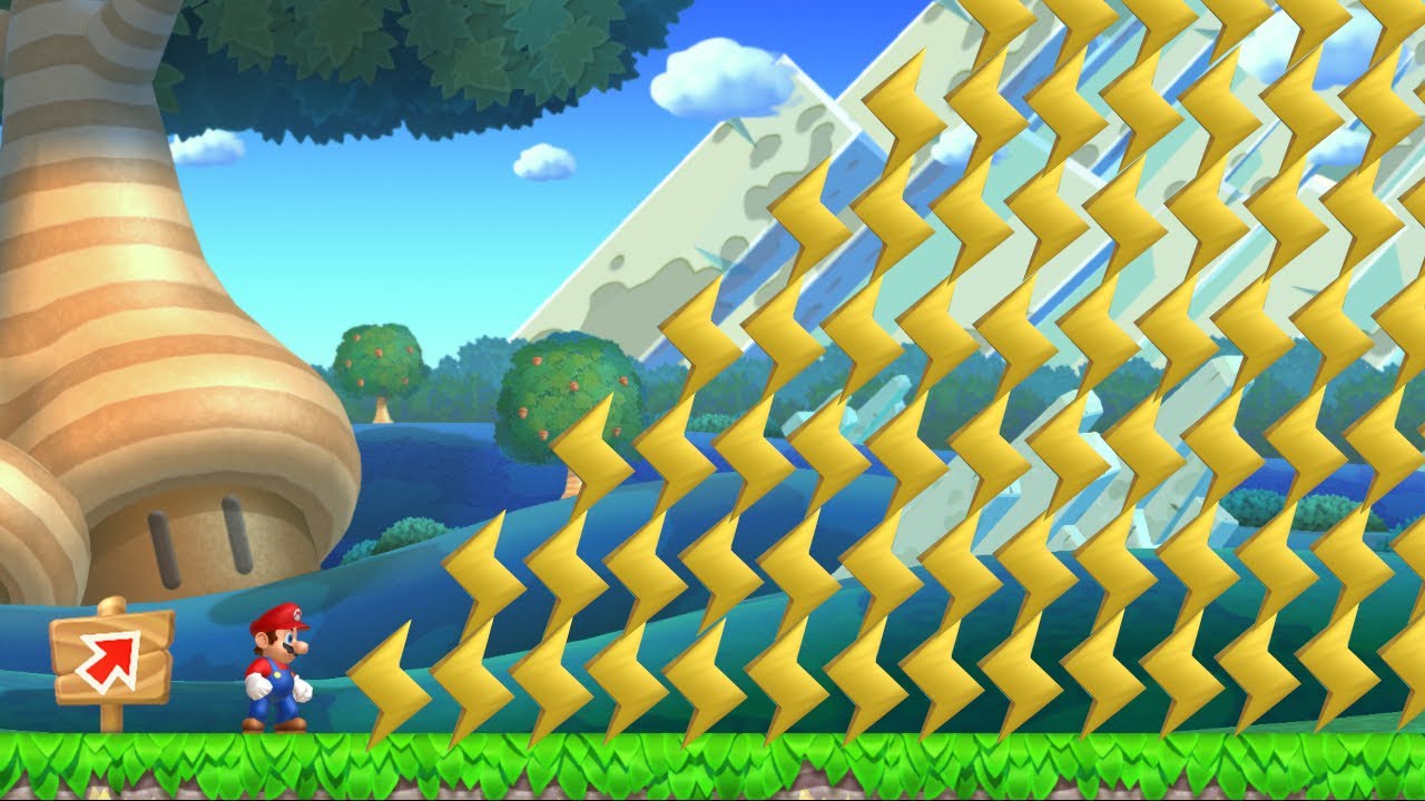 Can Mario Collect 999 Thunder in New Super Mario Bros. U ?
