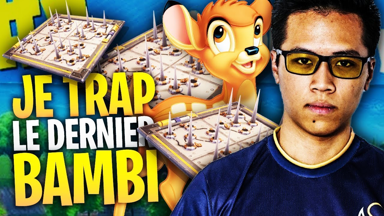 JE PIEGE LE DERNIER BAMBI POUR UN TOP 1 EN SOLO VS SQUAD ! 25 KILLS KINSTAAR GAMEPLAY