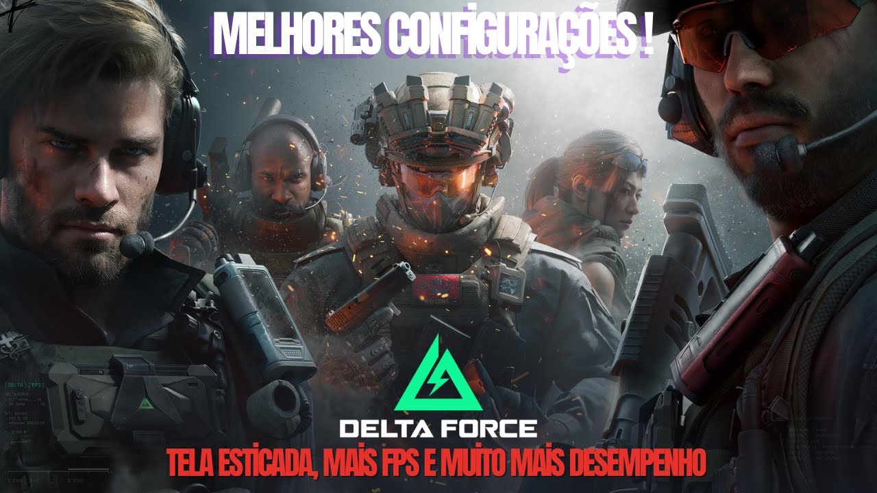 MELHOR CONFIG DELTA FORCE! COMO AUMENTAR FPS, ACABAR COM CRASH e TELA ESTICADA DELTA FORCE PC FRACO