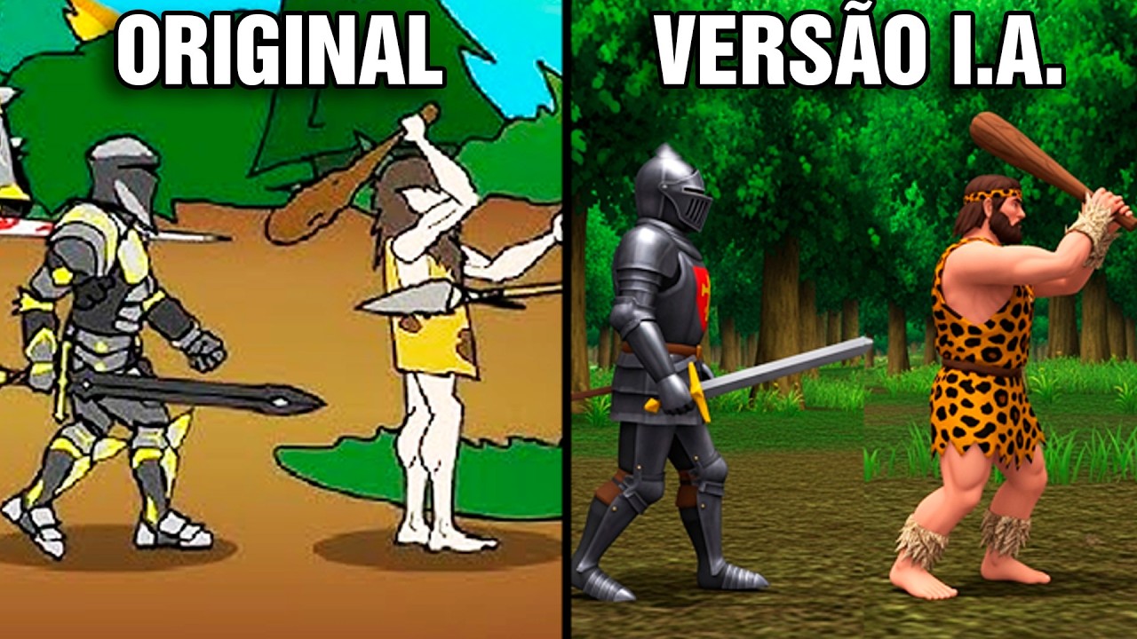 Recriando jogos de FLASH usando I.A.