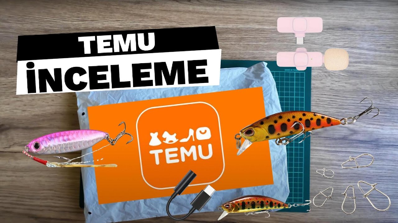 Temu'dan Balık Malzemeleri Geldi! Son Siparişim Mi? Temu %60 Vergi Şoku!!! Ya 30 € ?