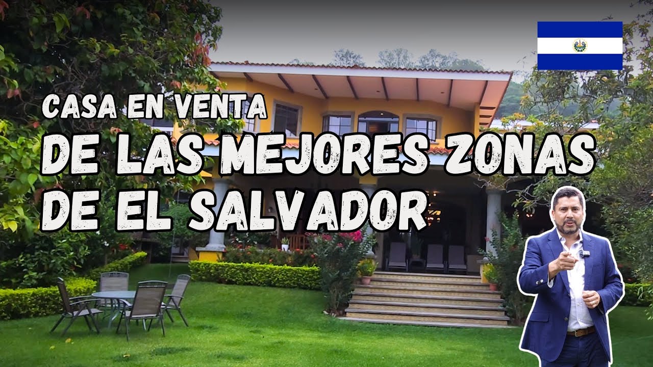 SOLD- 1.1 Millones cuesta esta HERMOSA CASA en una de las ZONAS mas EXCLUSIVAS de EL SALVADOR
