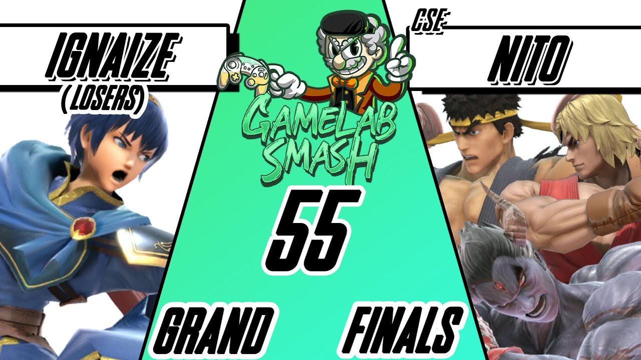 GameLab-Smash # 55 Ignaize (Marth) Vs Nito (Ryu / Kazuya / Ken)