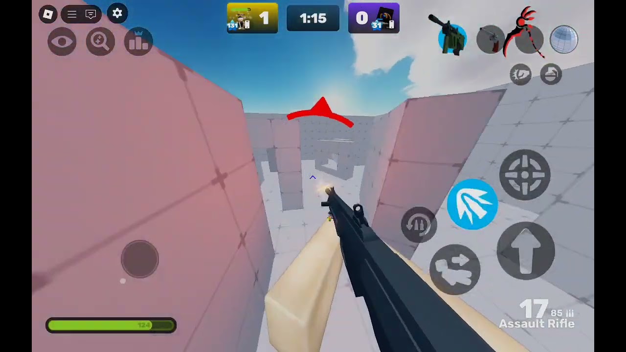 Roblox Rivals Mobile Gameplay