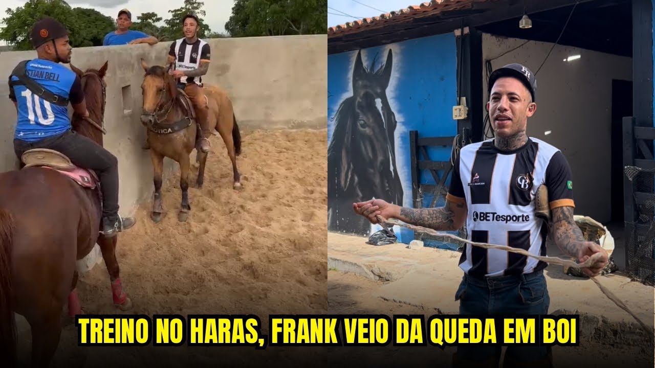UM DIA DE TREINO NO HARAS CB, EQUIPE TODA COMPLETA, MUITA DERRUBADA DE BOI!