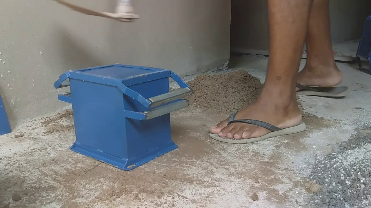 Forma para bloco de encaixe horizontal. TIPO UNIBLOCO