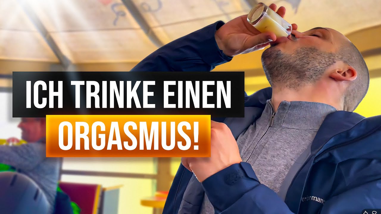 Ich teste alle Après-Ski-Shots nach dem Ski fahren im Schirm!