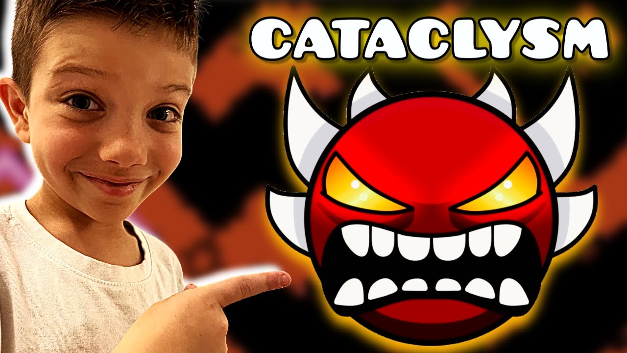 CATACLYSM 100% MY FIRST EXTREME DEMON in Geometry Dash
