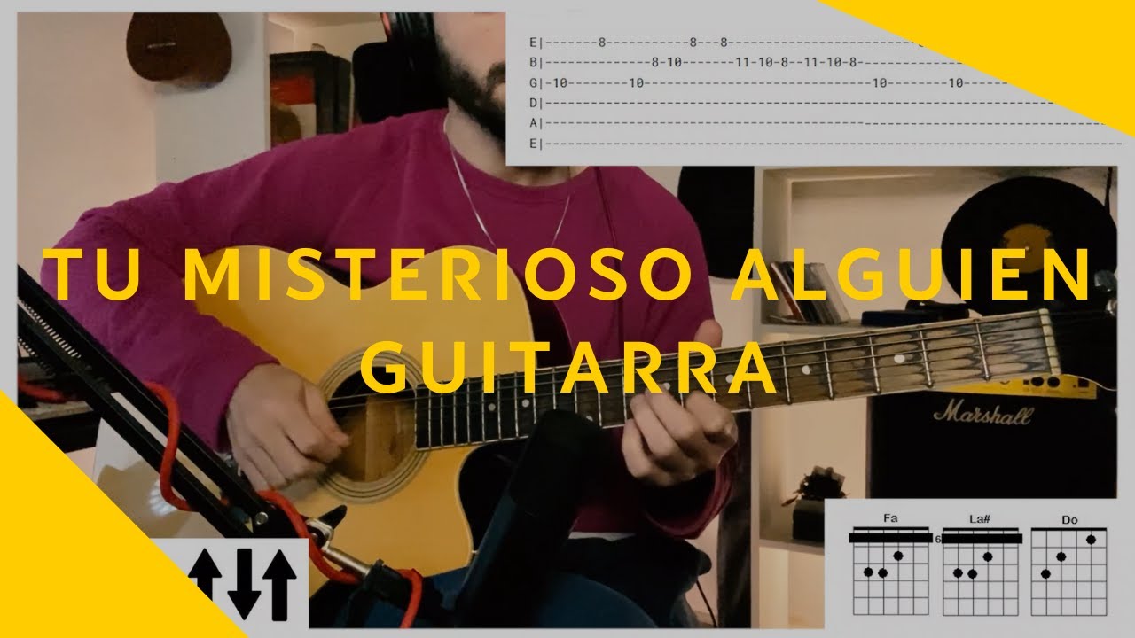 GUITARRA | Tu misterioso alguien - Miranda ( cover/tutorial) Martin Lopez