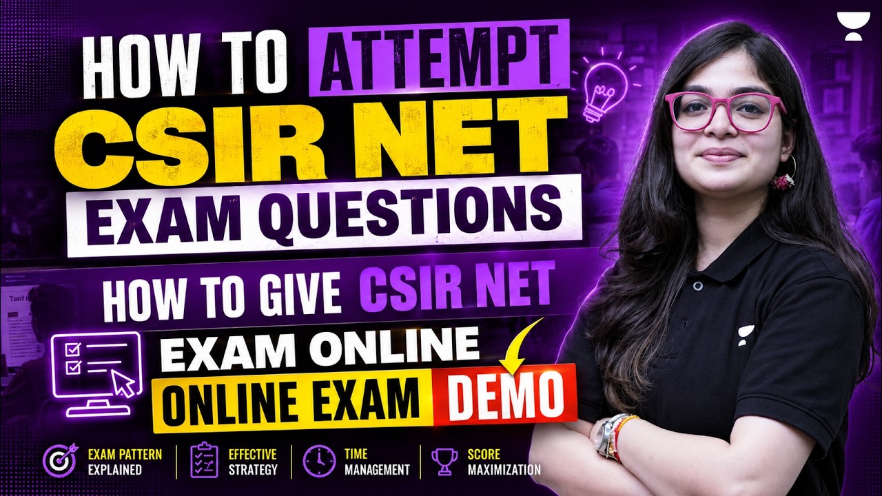 How to Attempt CSIR NET Exam Questions? How to Take the CSIR NET Exam Online? CSIR Exam Demo