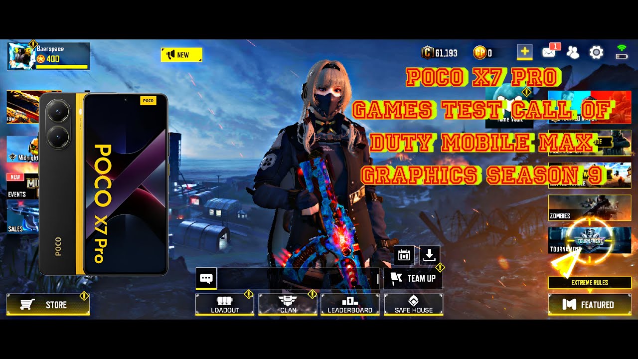 POCO X7 PRO | Call of Duty Mobile Gameplay | Max Graphics | IN BR season 9