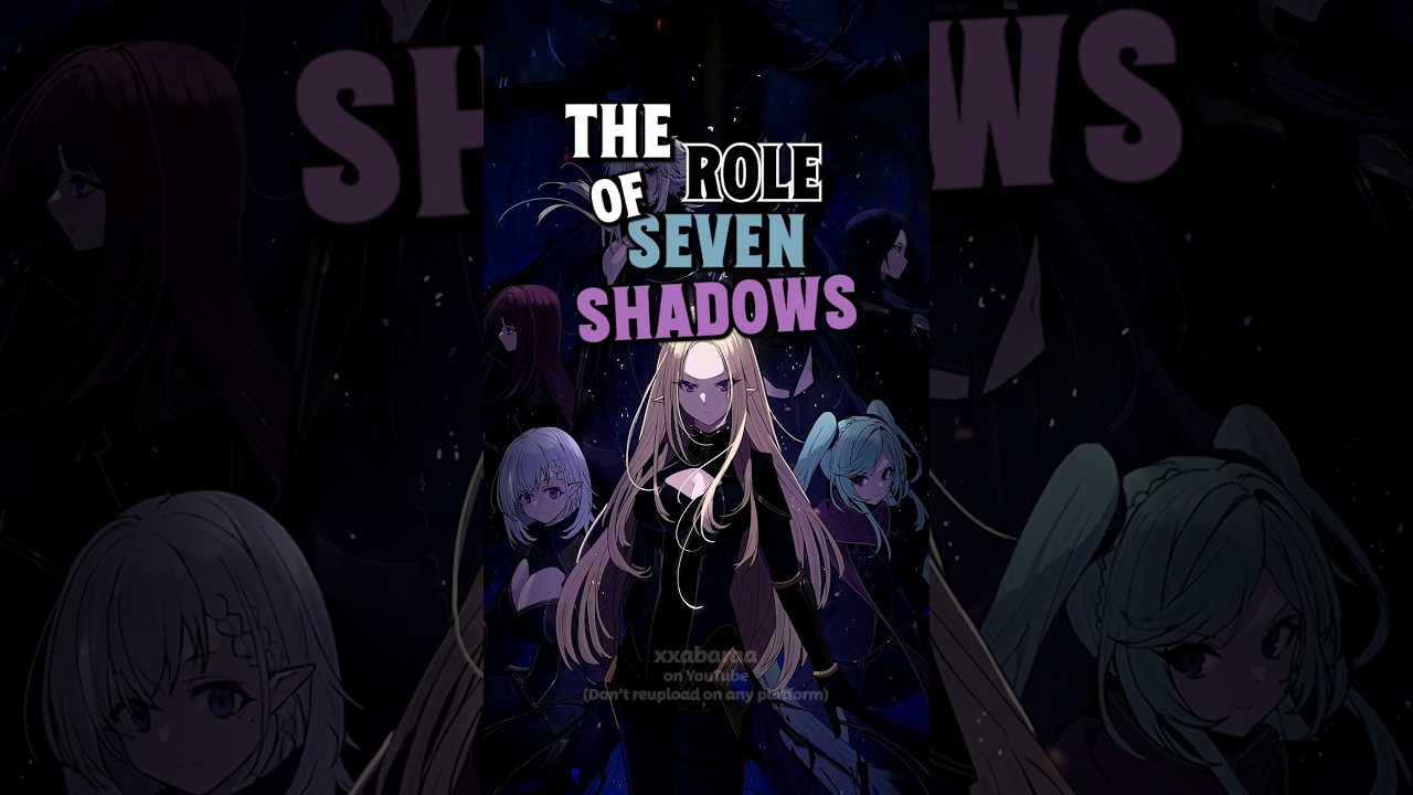 Roles of each Seven Shadows #theeminenceinshadow #shadowgarden
