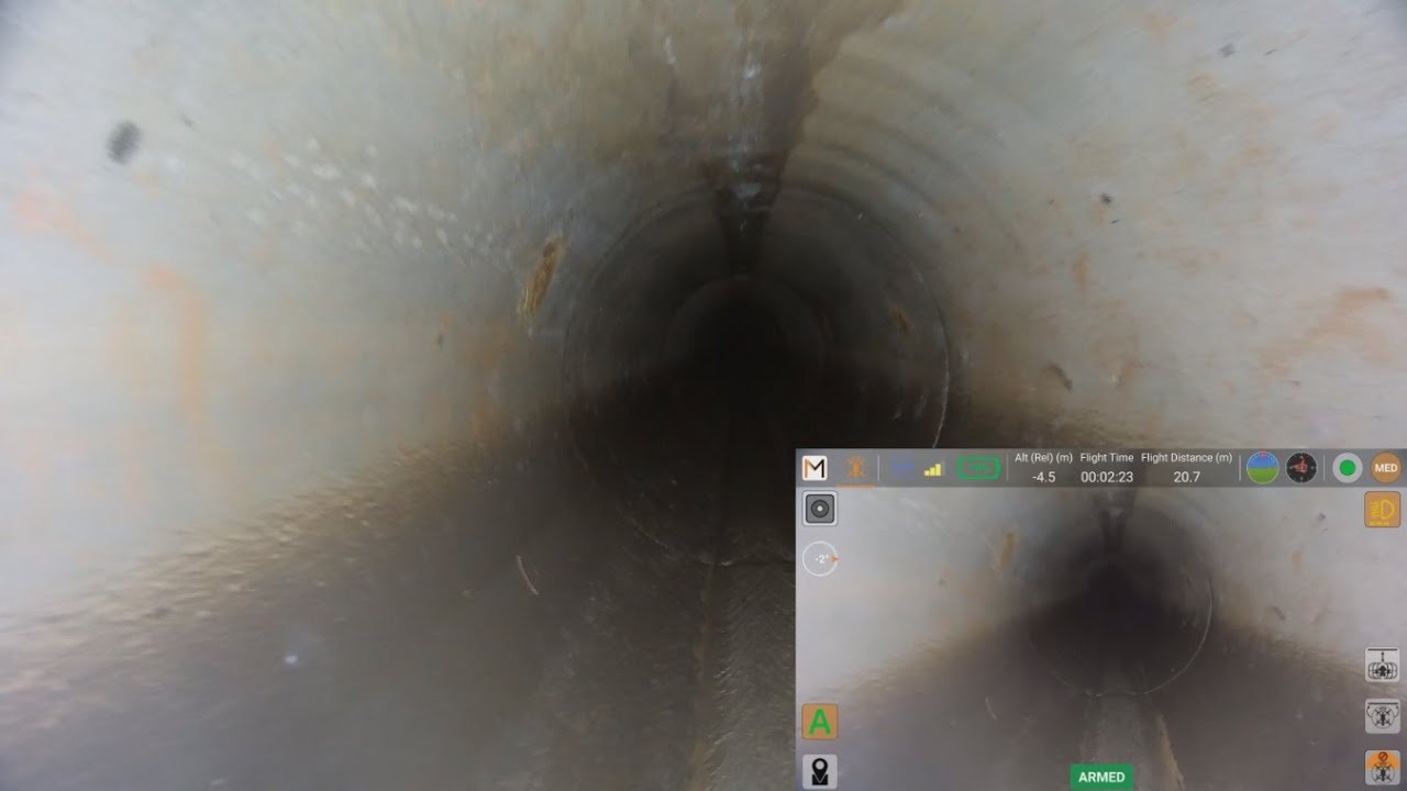 Sewer inspection drone