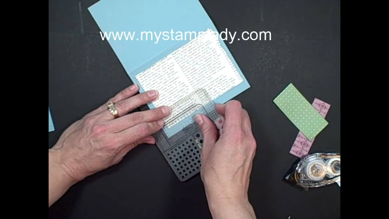 My Stamp Lady Rubber Stamping Kiss Technique