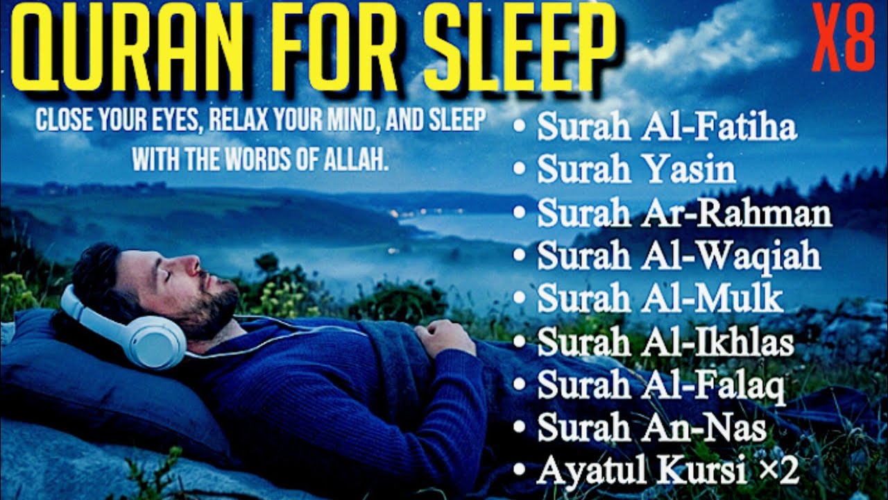 Quran for Sleep | Relaxing Arabic Quran Recitation HD | دارالقراء 🌙🎧