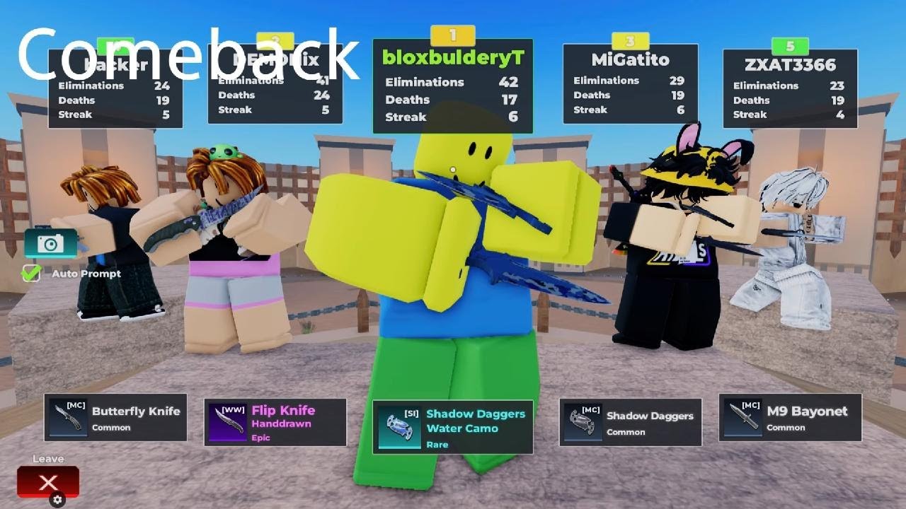 Knife Arena(GOOD COMEBACK FROM 4TH TO 1ST)