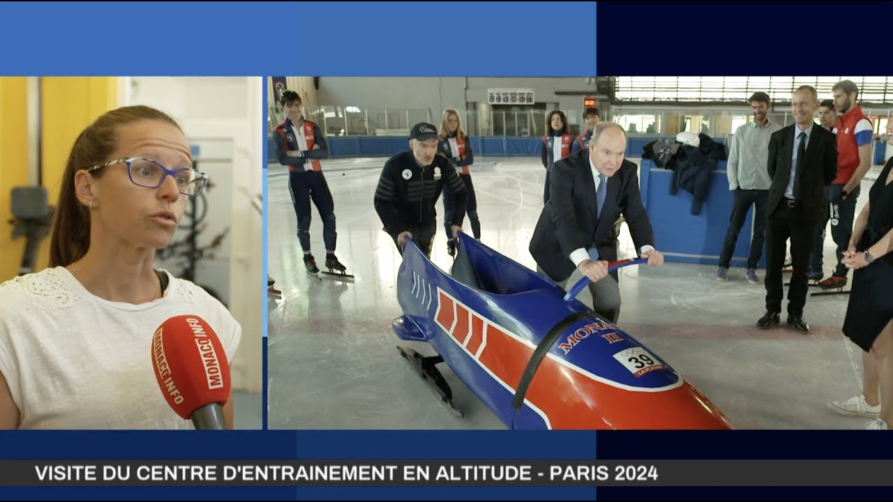 JO Paris 2024 : Le Prince Albert II visite le CNEA de Font-Romeu