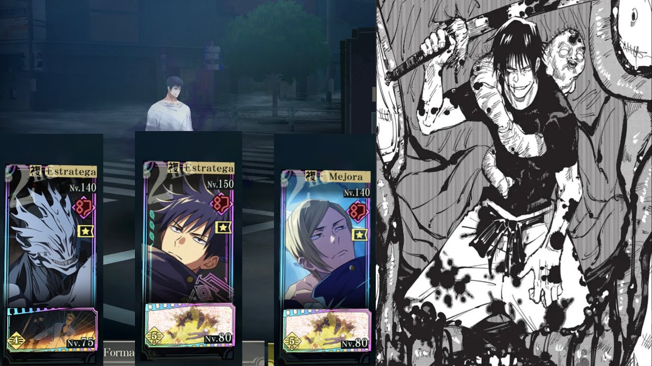 Jujutsu Kaisen Phantom Parade Torre Temporal Piso 1 Con 3 Equipos Distintos (febrero 2026)