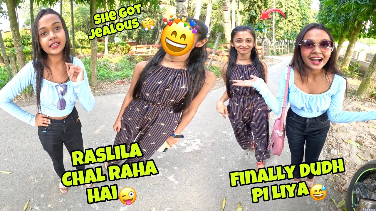 Finally Dudhwali Ladki Ka Dudh Pii Liya Priya Ke Samne🤣Priya Ko Aya Gussa😅😆part 2