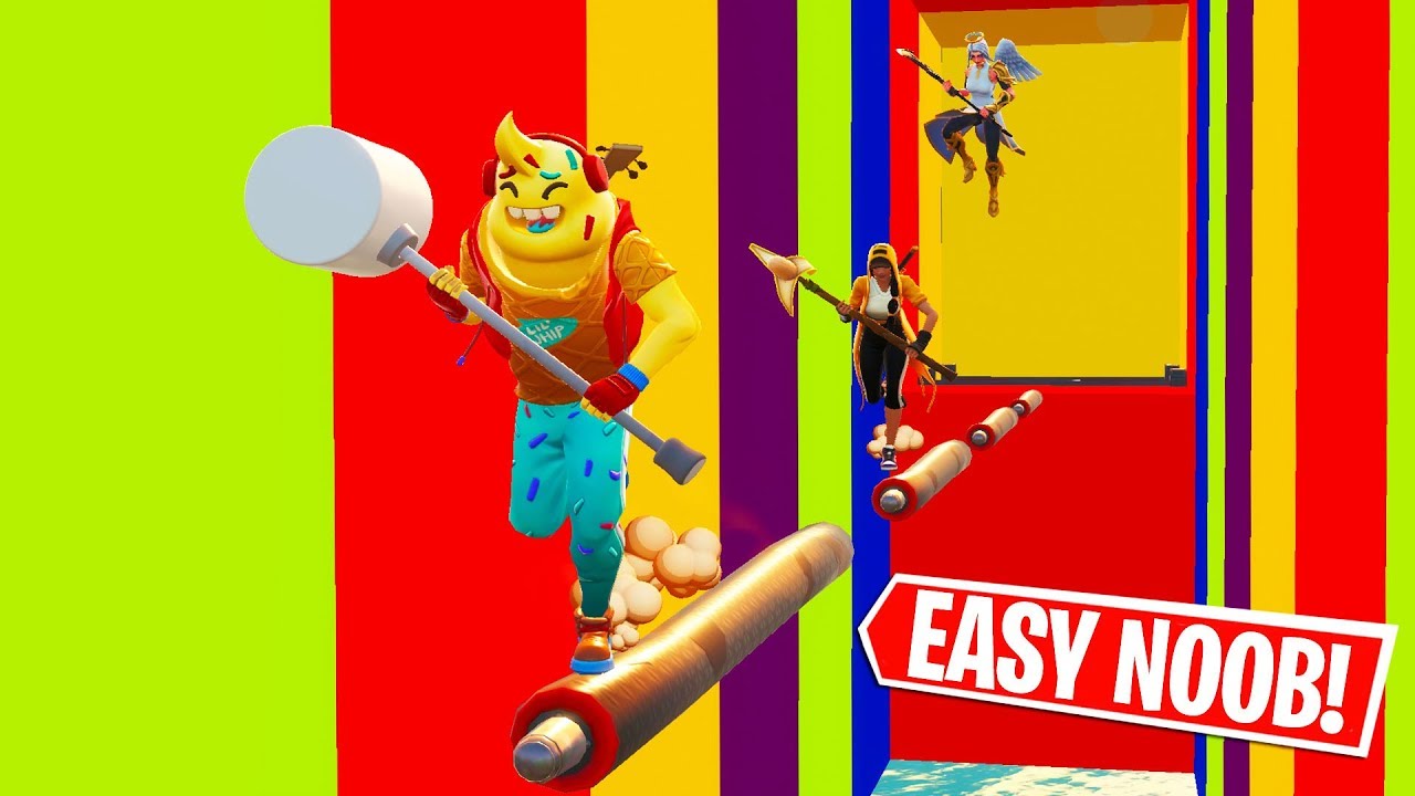 NOOB DEATHRUN BUG! *ENTRENAMIENTO ESCUELA PARKOUR* | FORTNITE | HERNY