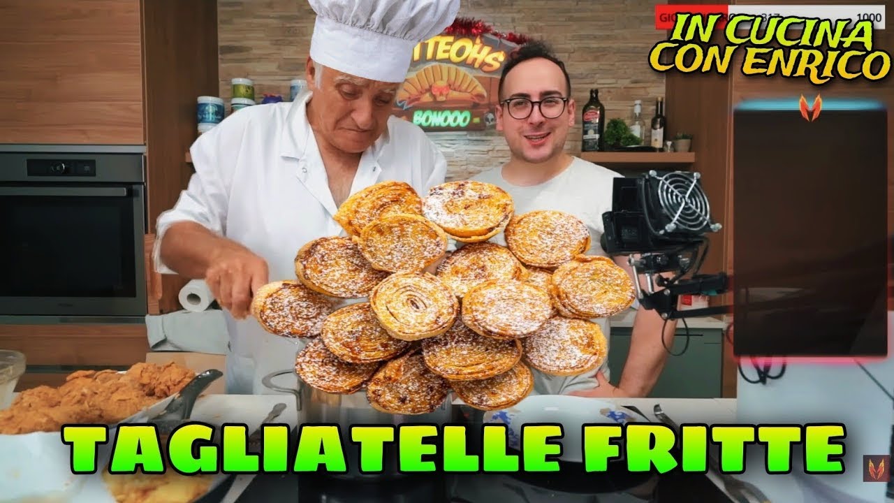 le TAGLIATELLE FRITTE di CHEF ENRICO 👨‍🍳 ¦ IN CUCINA CON MATTEOHS