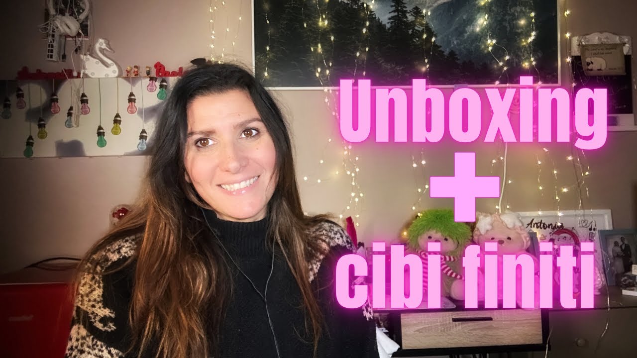 Asmr Ita // Unboxing + cibi finiti Novembre