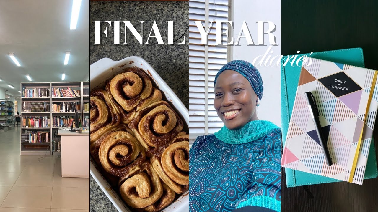 FINAL YEAR DIARIES| Daily Life as a Masters Student | Slow Days | Cooking and Baking | Hamidah Kigbu