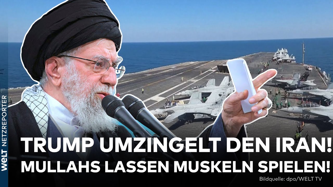 SHOWDOWN AM GOLF: Während Verhandlungen! Trump umzingelt Iran – Mullahs lassen Muskeln spielen!