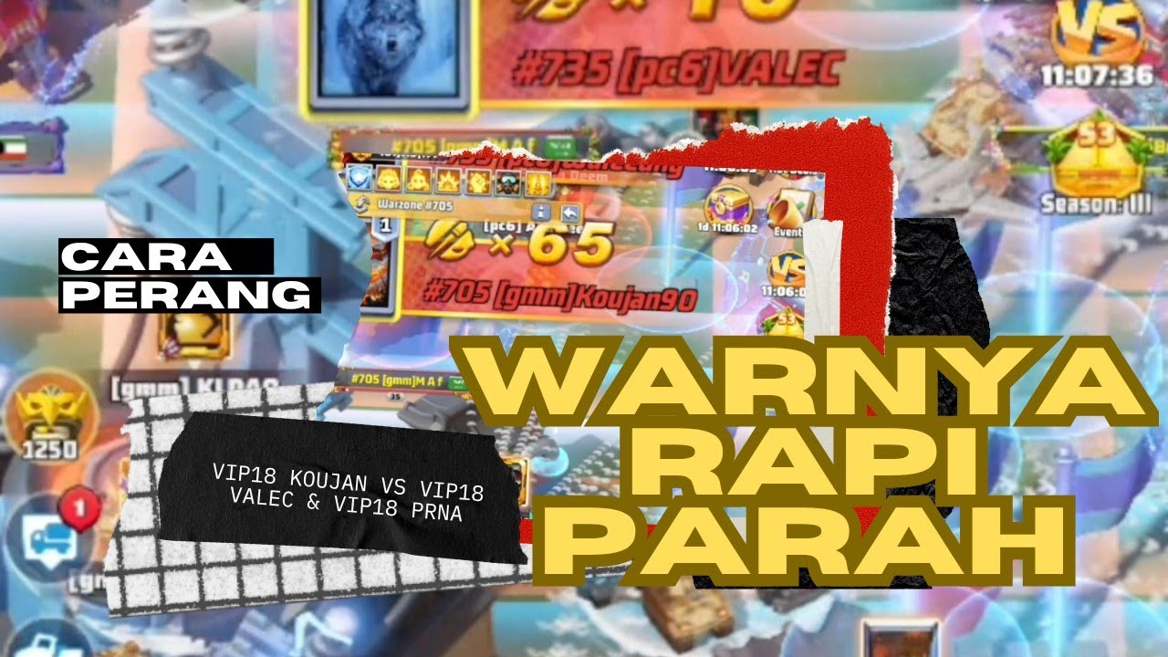 Vip18 705 koujan vs Vip18Prna & Vip18 Valec 