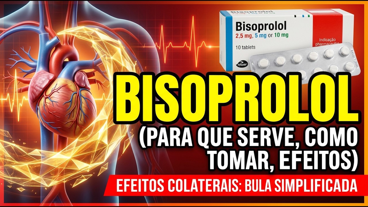 BISOPROLOL PARA QUE SERVE, COMO TOMAR, EFEITOS COLATERAIS (Bula Simplificada)