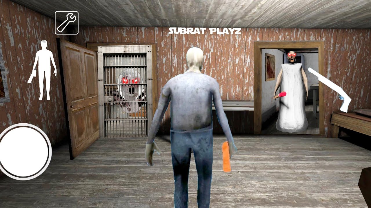 PLAYING AS GRANDPA IN NEW MOD MENU GRANNY 1 GAME MOD 