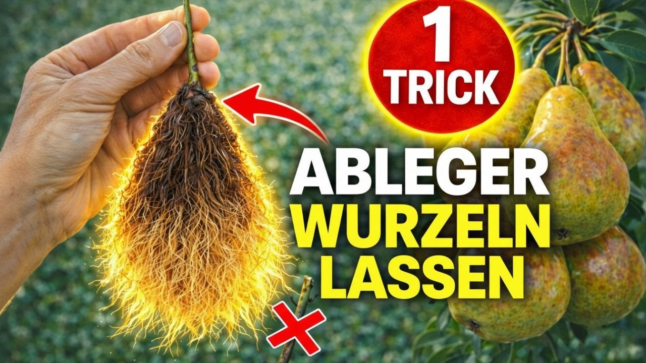 Ableger richtig wurzeln lassen 🌱 | Natürliche Methode ohne Chemie