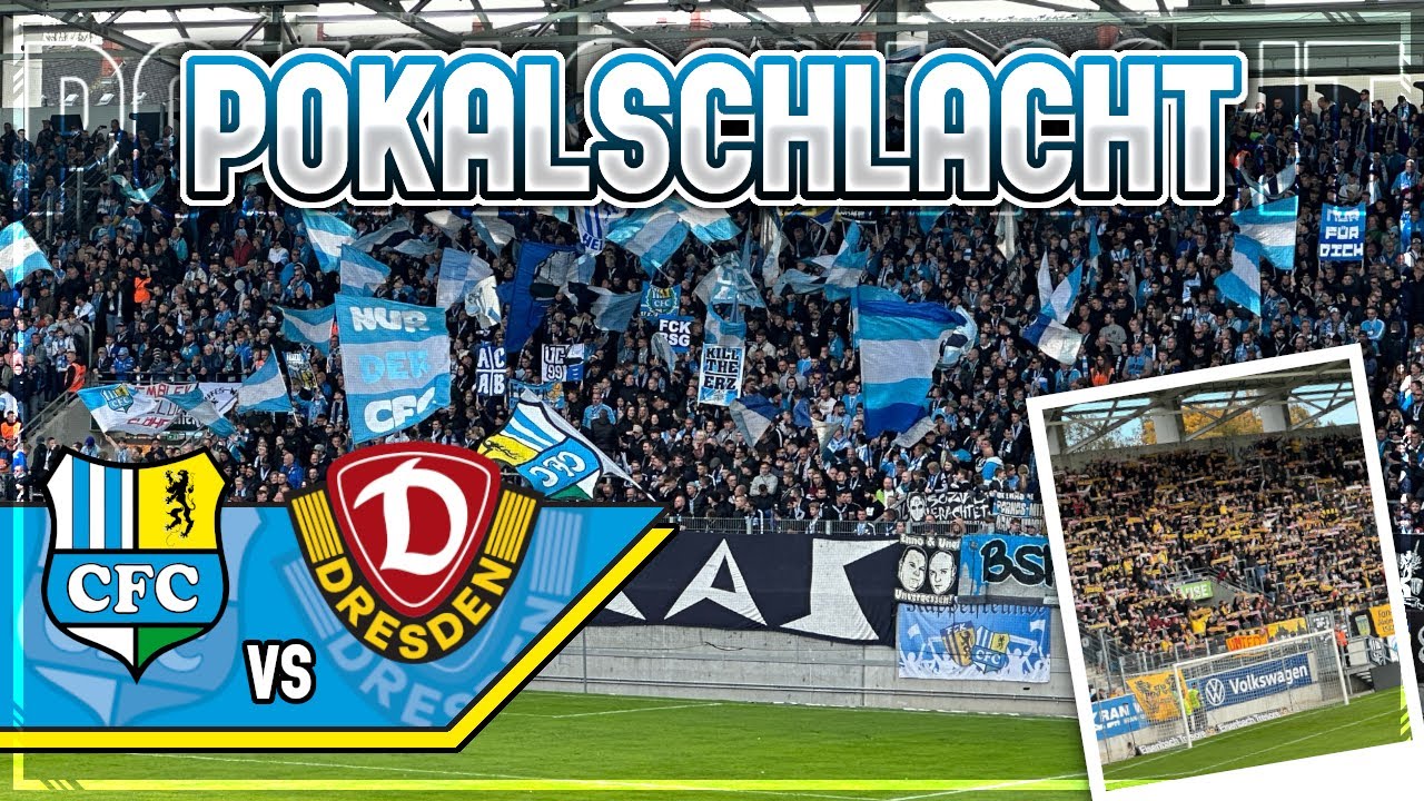VIP-Vlog: Chemnitzer FC - Dynamo Dresden // POKALSCHLACHT von CHEMNITZ