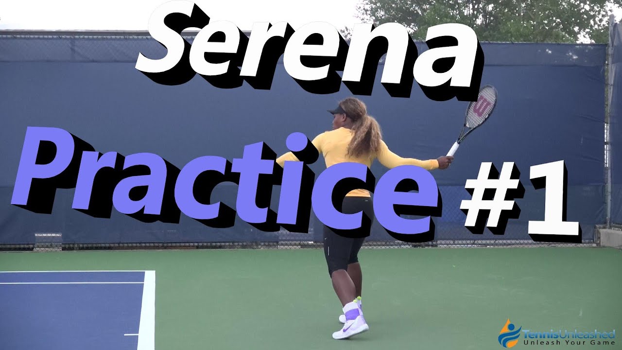 Serena Williams Practice Session #1 (Cincinnati 2014)