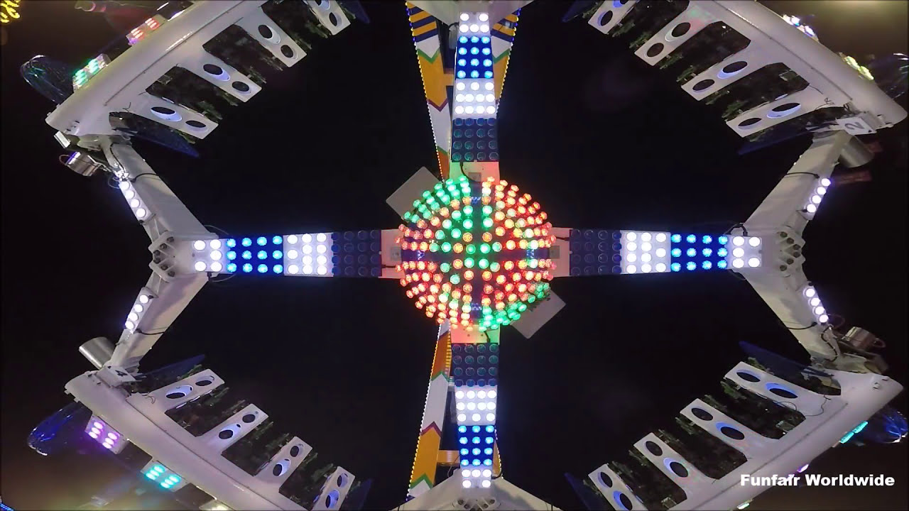 Moruzzi's Adrenaline-Pumping BLACK OUT Carnival Ride POV at Fiera di Morti Perugia 2016 🇮🇹